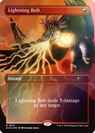 Lightning Bolt (1879) (Rainbow Foil) (SLD-1879)  Foil - Secret Lair Drop Series