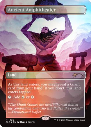 Ancient Amphitheater (Rainbow Foil) (SLD-1320)  Foil - Secret Lair Drop Series
