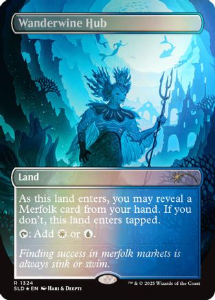 Wanderwine Hub (Rainbow Foil) (SLD-1324)  Foil - Secret Lair Drop Series