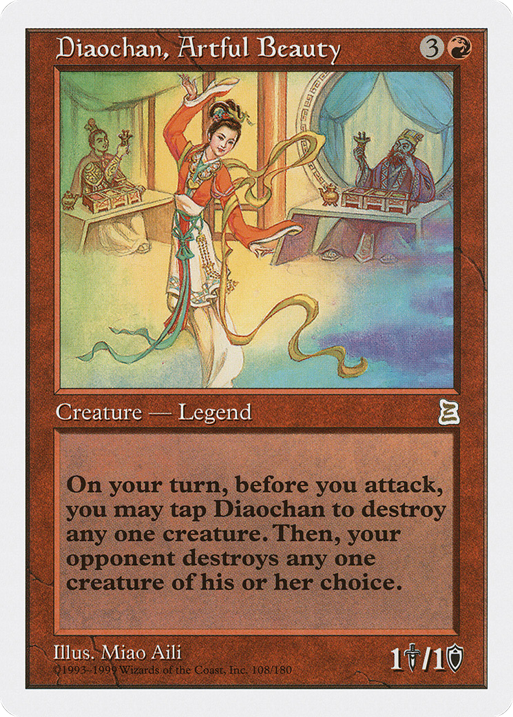 Diaochan, Artful Beauty (PTK-108)  - Portal Three Kingdoms