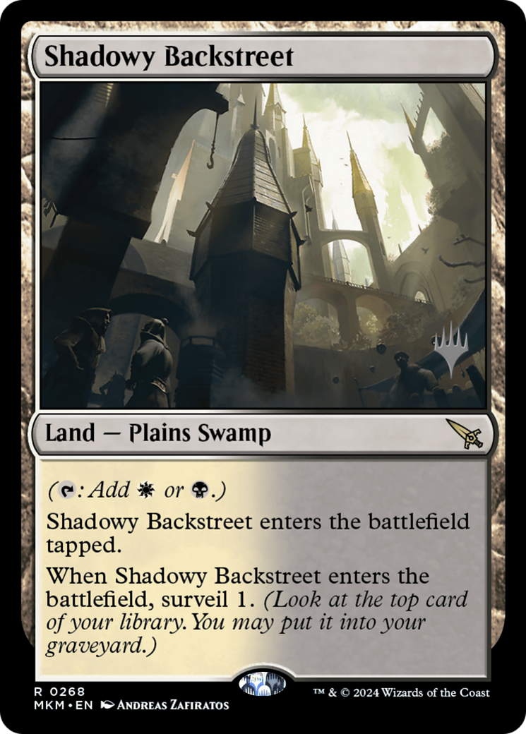 Shadowy Backstreet (PPMKM-268)  - Murders at Karlov Manor Promos