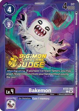 Bakemon (Judge Pack 2025 Wave 1) (BT20-068) - Release Special Booster 2.5 Foil