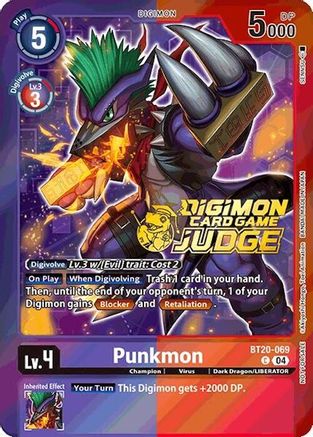 Punkmon (Judge Pack 2025 Wave 1) (BT20-069) - Release Special Booster 2.5 Foil