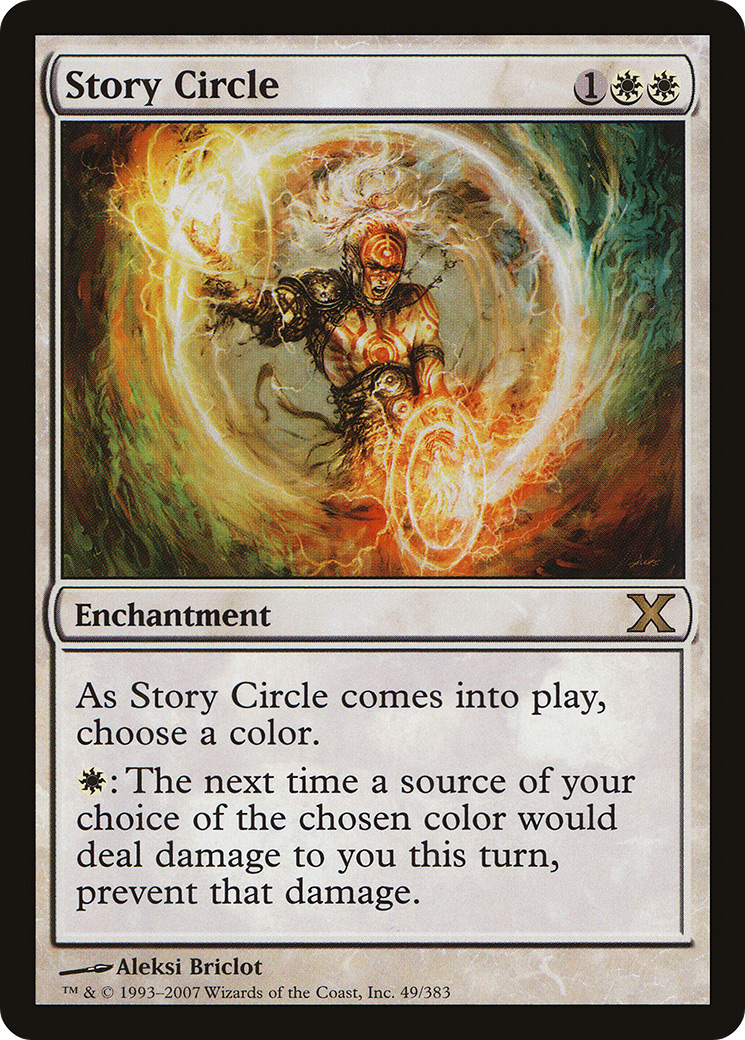 Story Circle (10E-049)  Foil - Tenth Edition