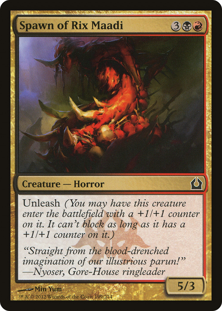 Spawn of Rix Maadi (RTR-199)  Foil - Return to Ravnica