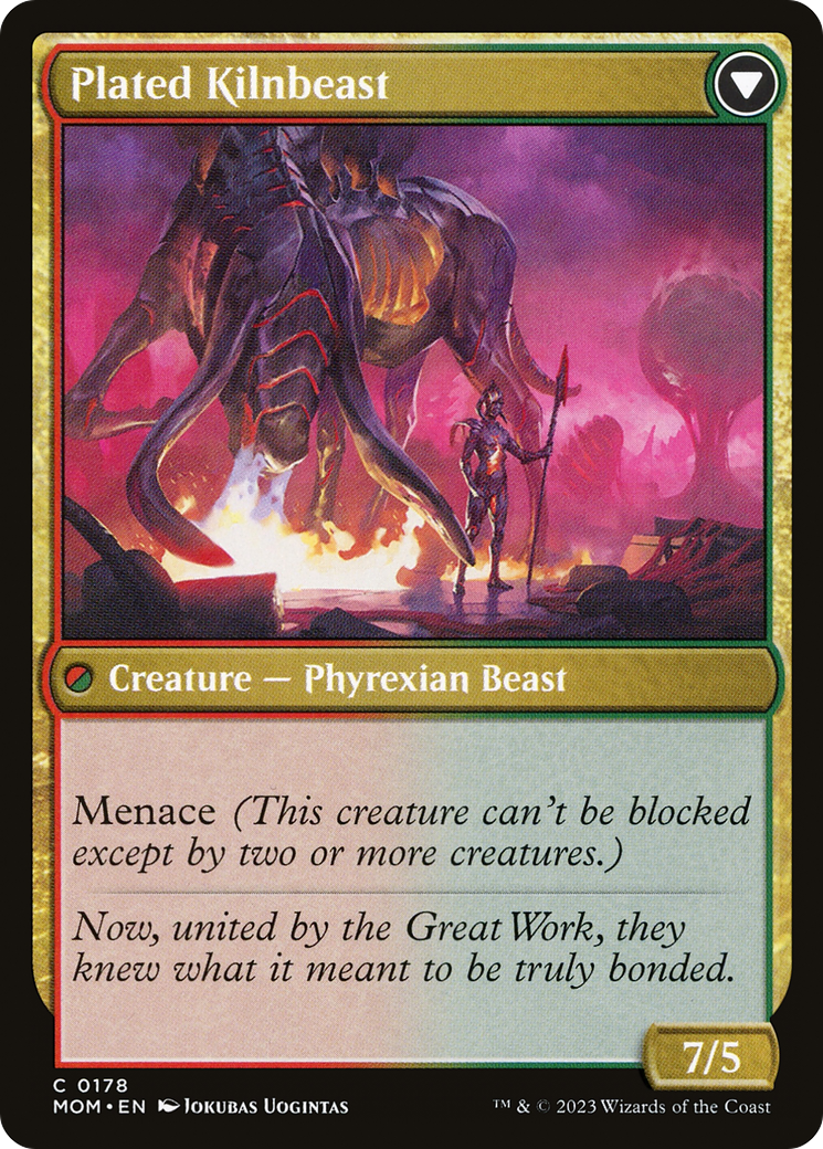 Bonded Herdbeast (MOM-178) - March of the Machine Foil