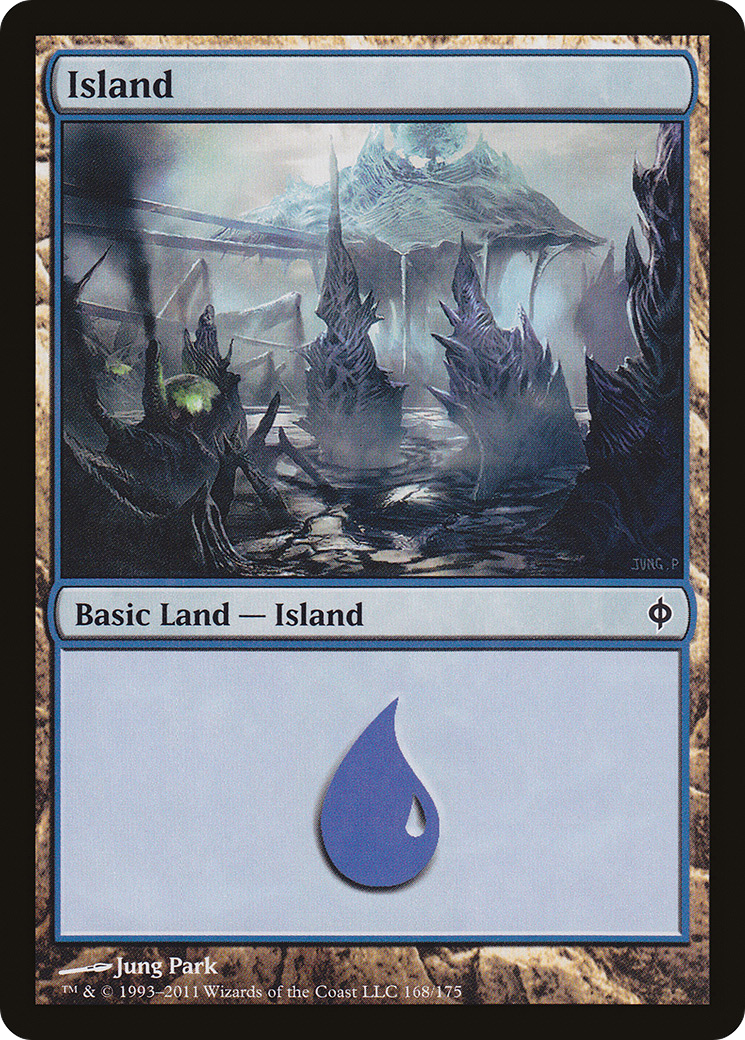 Island (168) (NPH-168)  Foil - New Phyrexia