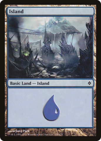 Island (168) (NPH-168)  Foil - New Phyrexia