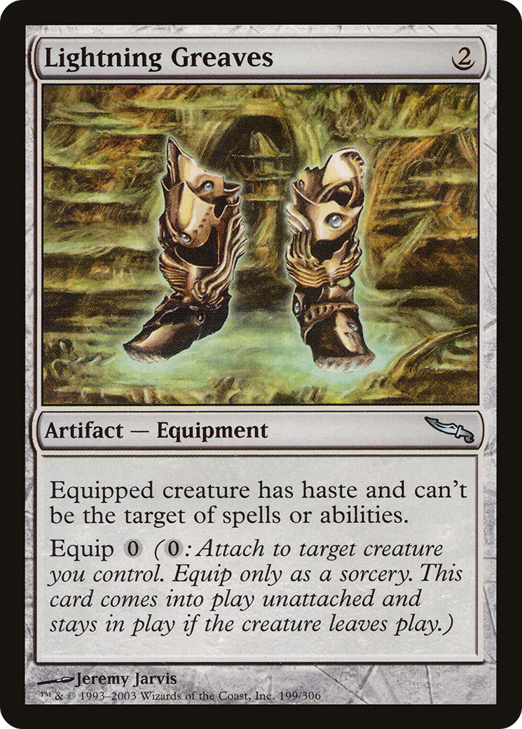 Lightning Greaves (MRD-199)  Foil - Mirrodin