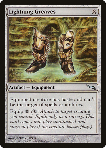 Lightning Greaves (MRD-199)  Foil - Mirrodin