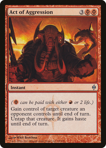 Act of Aggression (NPH-078)  - New Phyrexia