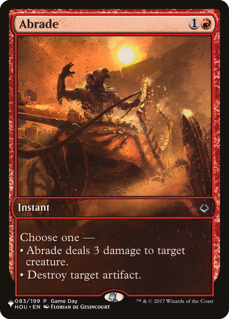 Abrade (LIST-083/199)  - The List