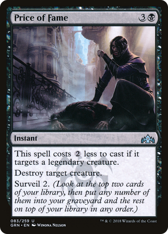 Price of Fame (GRN-083)  - Guilds of Ravnica