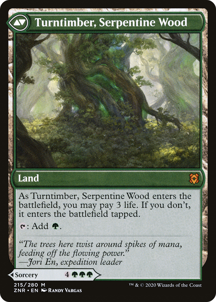 Turntimber Symbiosis (ZNR-215)  Foil - Zendikar Rising