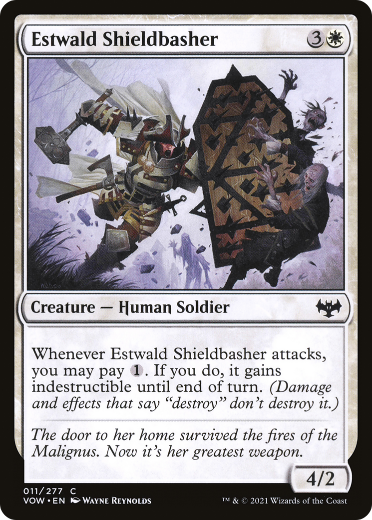Estwald Shieldbasher (VOW-011)  - Innistrad: Crimson Vow