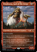 Purphoros, God of the Forge (CMM-547)  Etched Foil - Commander Masters: (enchantment)