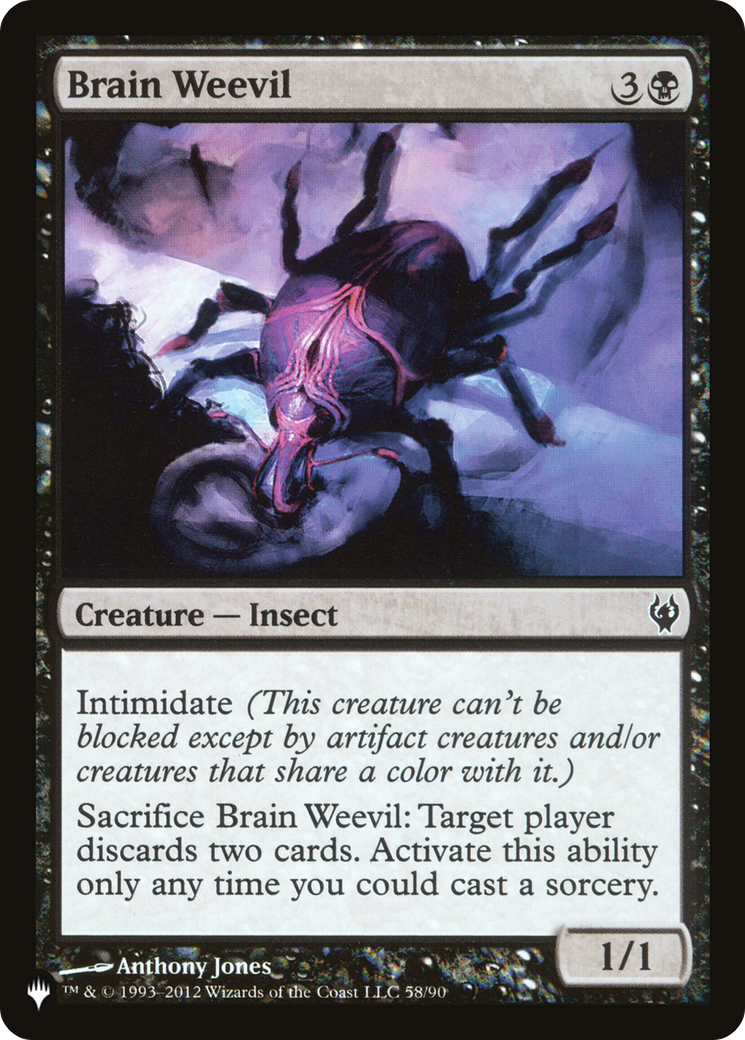 Brain Weevil (LIST-DDJ-58)  - The List