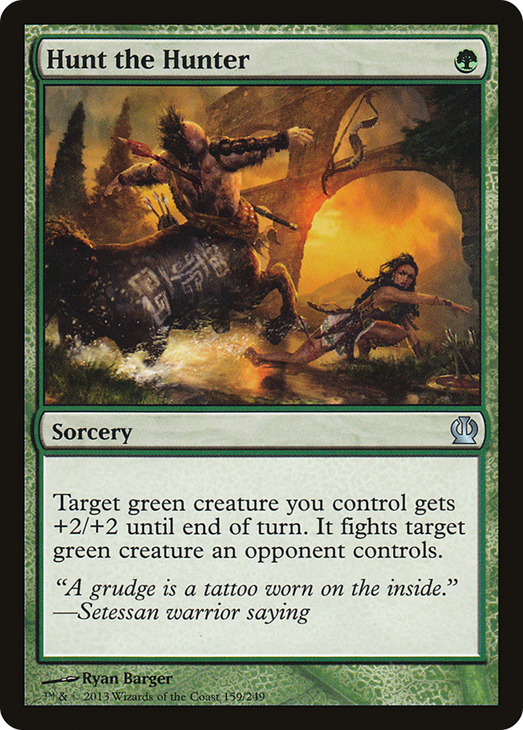 Hunt the Hunter (THS-159)  Foil - Theros