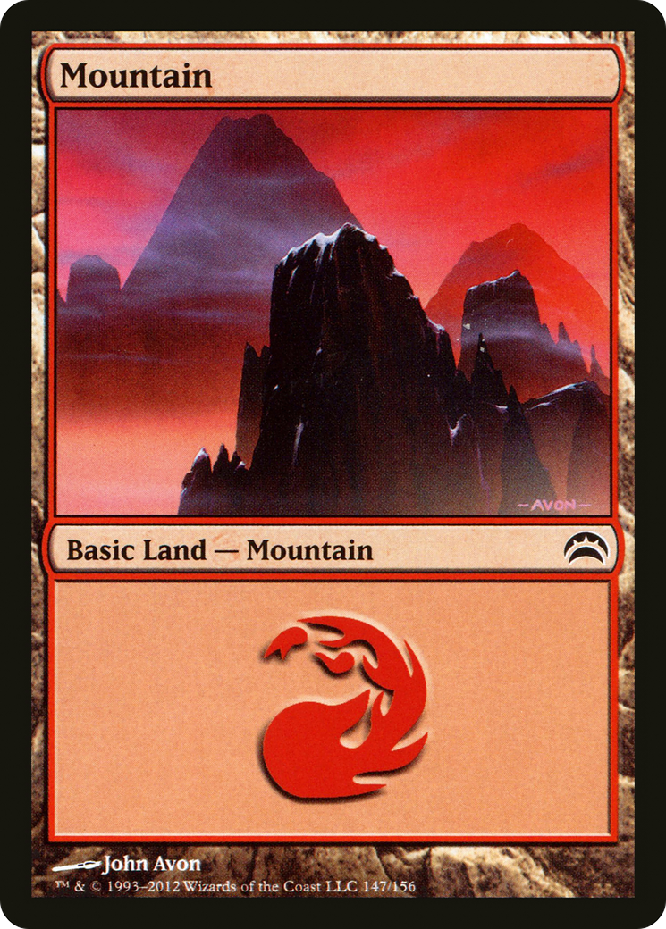 Mountain (147) (PC2-147)  Foil - Planechase 2012