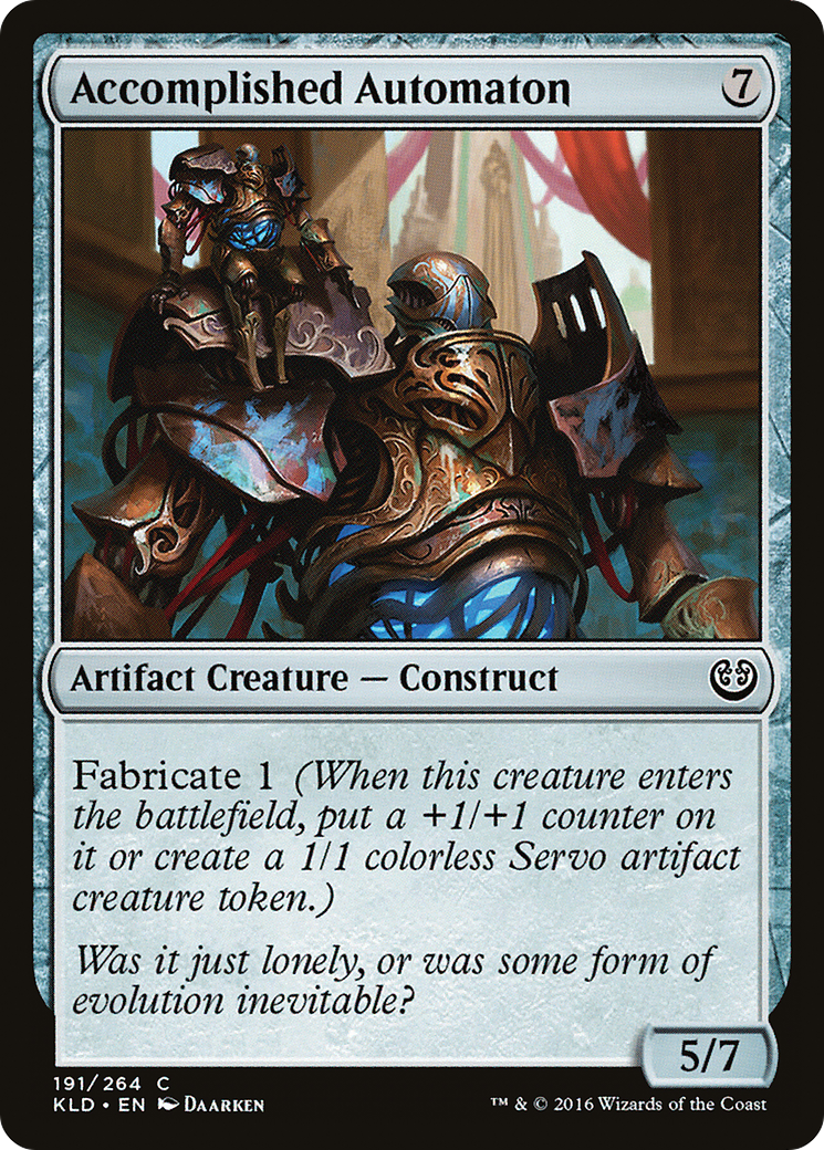 Accomplished Automaton (KLD-191)  Foil - Kaladesh