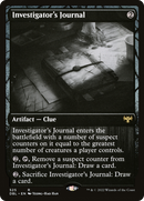 Investigator's Journal (DBL-525)  Foil - Innistrad: Double Feature
