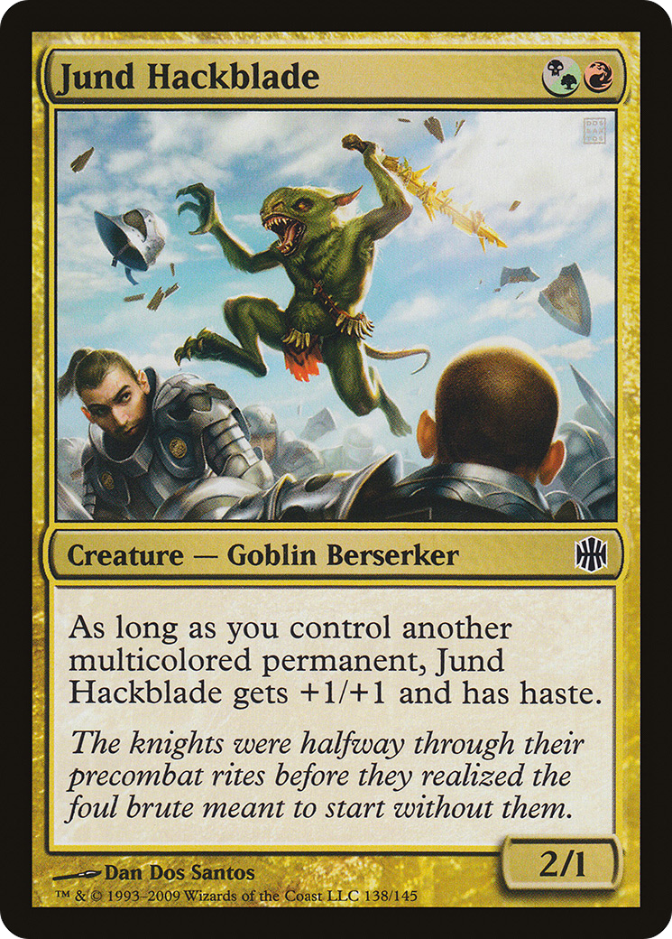 Jund Hackblade (ARB-138)  Foil - Alara Reborn