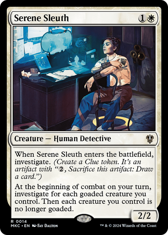 Serene Sleuth (MKC-014)  - Murders at Karlov Manor Commander