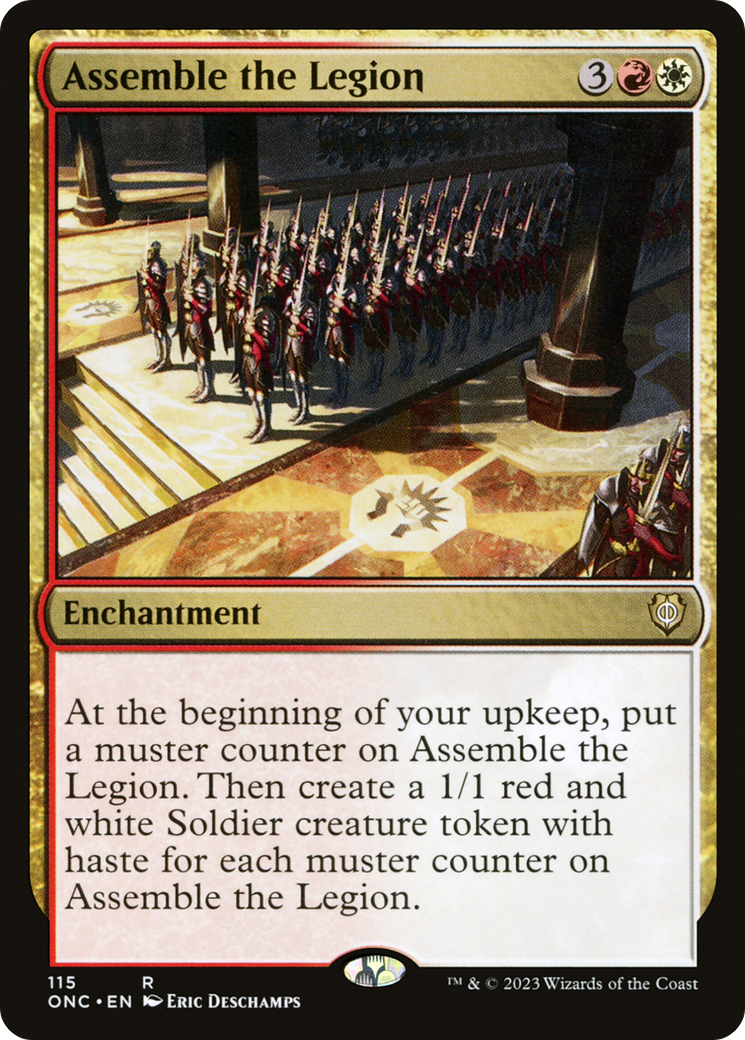 Assemble the Legion (ONC-115)  - Phyrexia: All Will Be One Commander