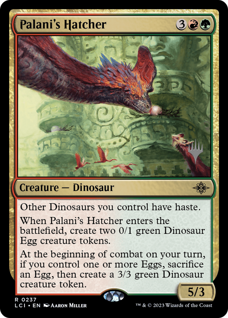 Palani's Hatcher (PPLCI-237)  Foil - The Lost Caverns of Ixalan Promos