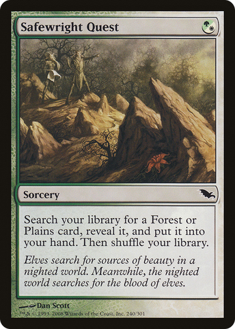 Safewright Quest (SHM-240)  Foil - Shadowmoor