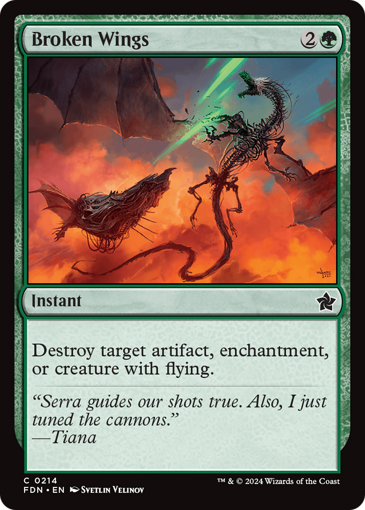 Broken Wings (FDN-214)  Foil - Foundations