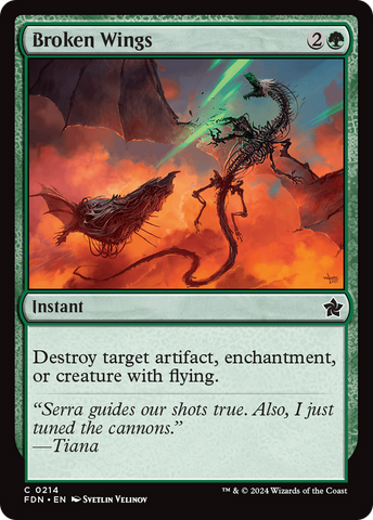 Broken Wings (FDN-214)  Foil - Foundations