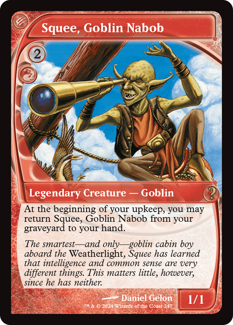 Squee, Goblin Nabob (Future Sight) (MB2-247)  Foil - Mystery Booster 2