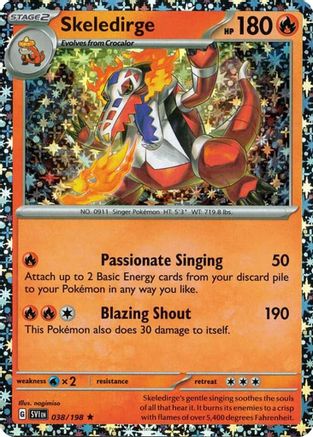 Skeledirge (Sparkle Holo) 038/198 - Holofoil Miscellaneous Cards & Products
