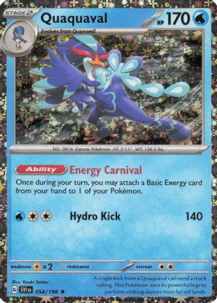 Quaquaval (Sparkle Holo) 054/198 - Holofoil Miscellaneous Cards & Products