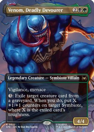 Venom, Deadly Devourer (Borderless) (SPE, MAR-022) - Marvel's Spider-Man: Eternal-Legal