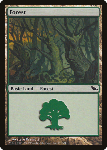Forest (301) (SHM-301)  Foil - Shadowmoor