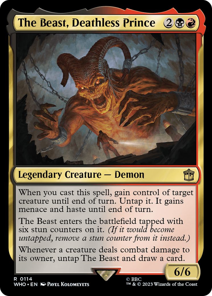 The Beast, Deathless Prince (WHO-114)  - Doctor Who