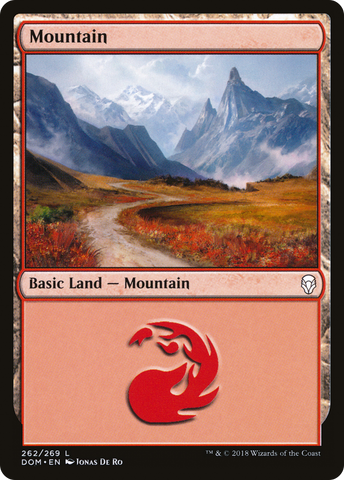 Mountain (262) (DOM-262) - Dominaria