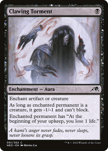Clawing Torment (NEO-091)  - Kamigawa: Neon Dynasty