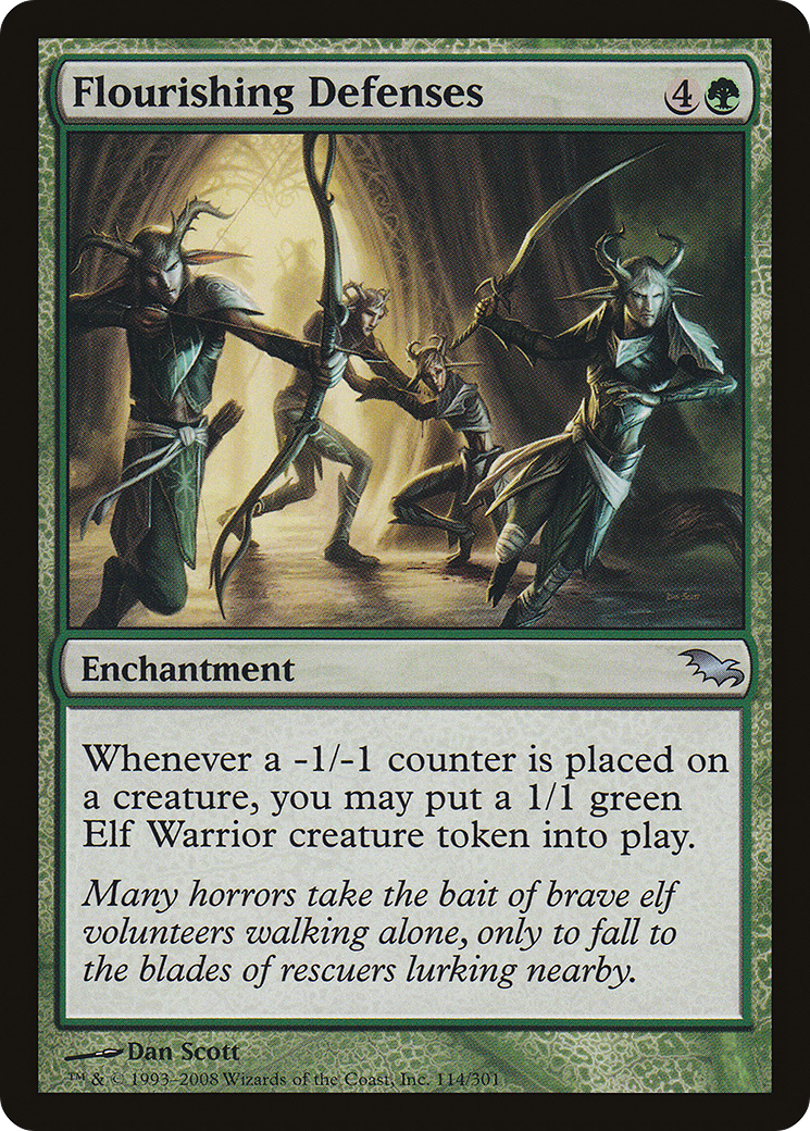 Flourishing Defenses (SHM-114)  Foil - Shadowmoor