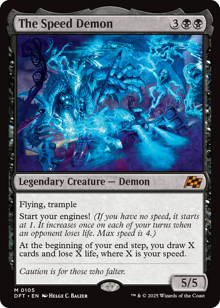 The Speed Demon (DFT-105)  Foil - Aetherdrift