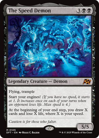 The Speed Demon (DFT-105)  Foil - Aetherdrift