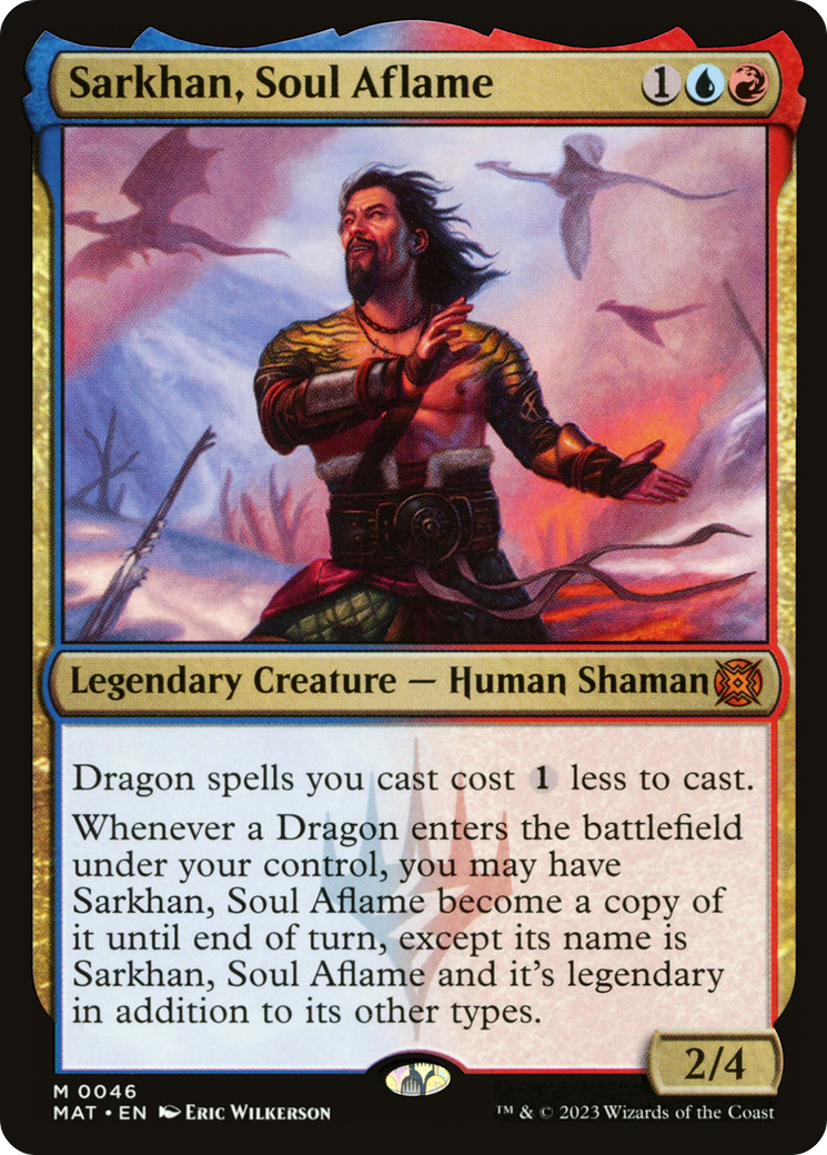 Sarkhan, Soul Aflame (MAT-046)  Foil - March of the Machine: The Aftermath
