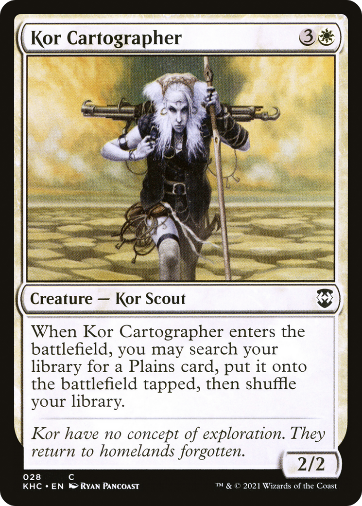 Kor Cartographer (KHC-028)  - Kaldheim Commander