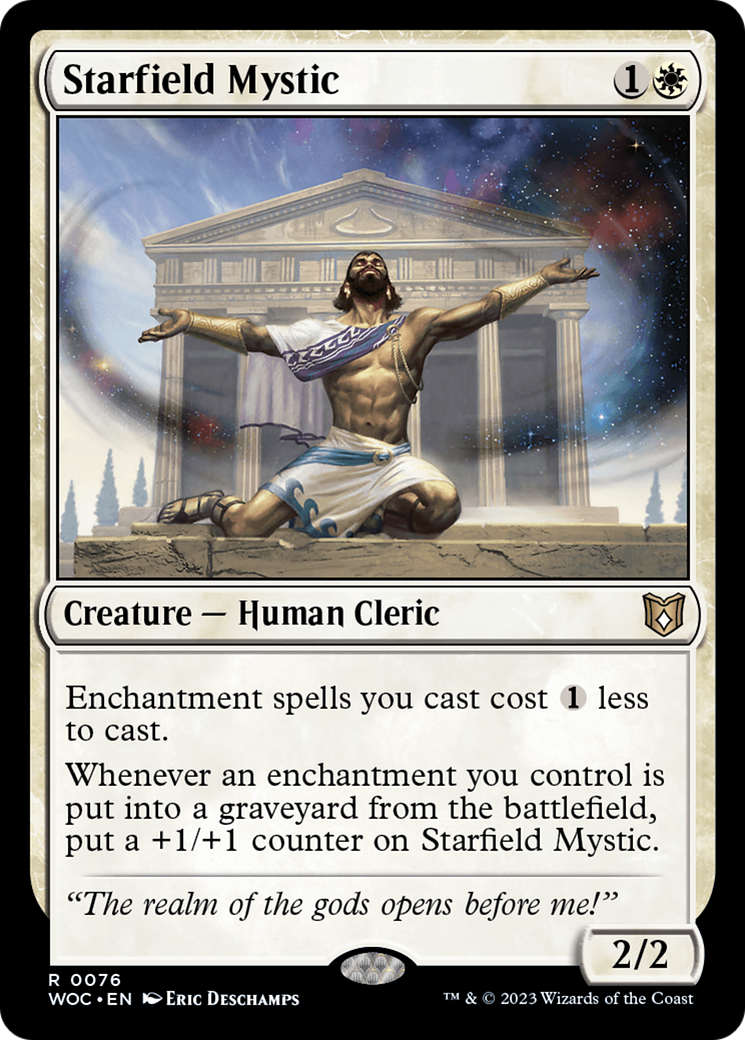 Starfield Mystic (WOC-076)  - Wilds of Eldraine Commander