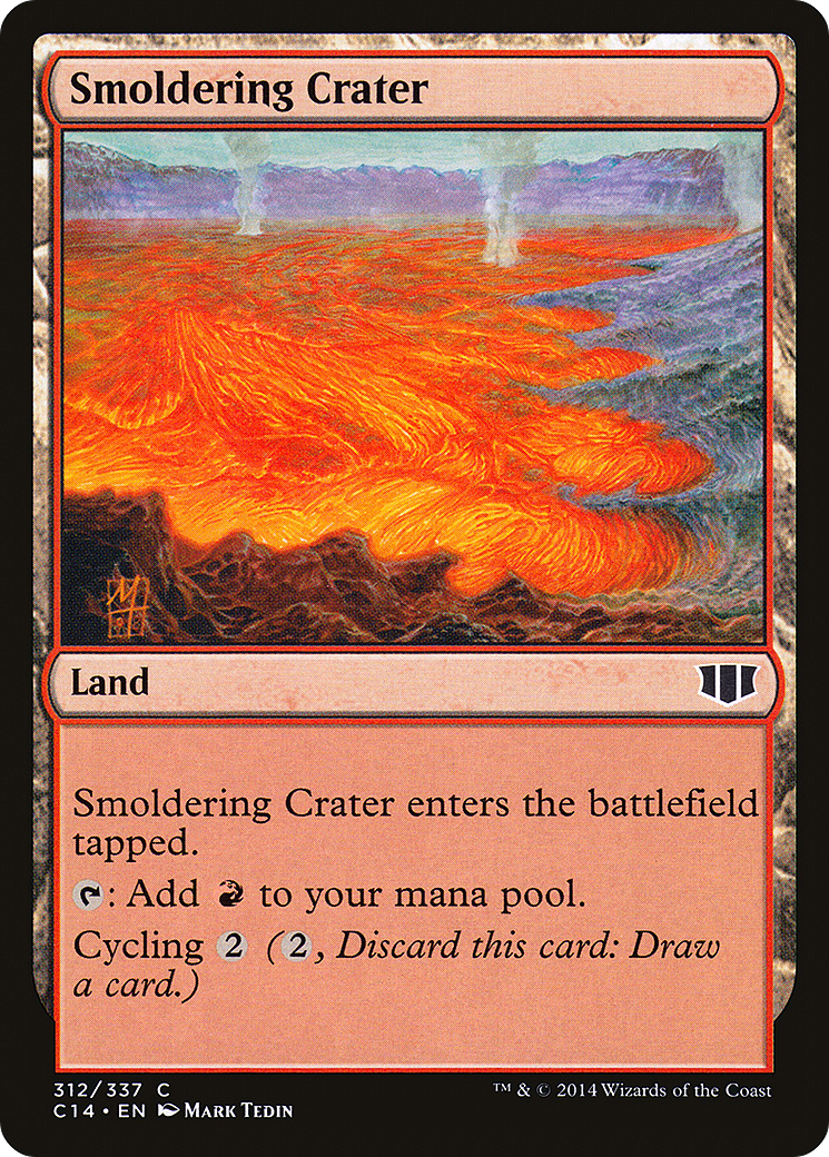 Smoldering Crater (C14-312)  - Commander 2014