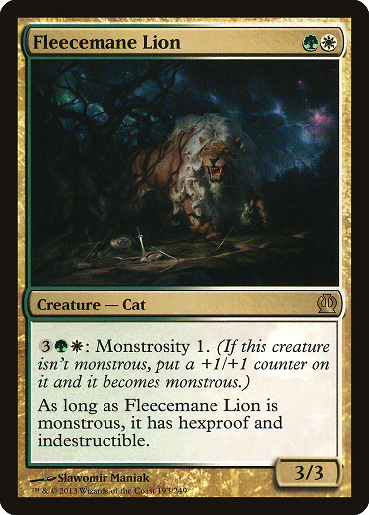 Fleecemane Lion (THS-193)  - Theros