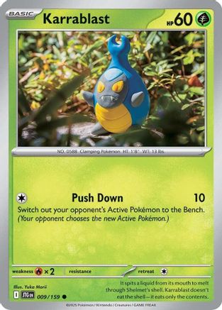 Karrablast 009/159 - Reverse Holofoil SV09 Journey Together