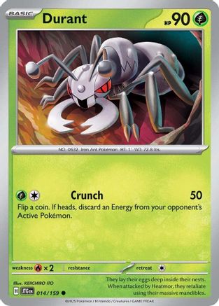 Durant 014/159 - Reverse Holofoil SV09 Journey Together